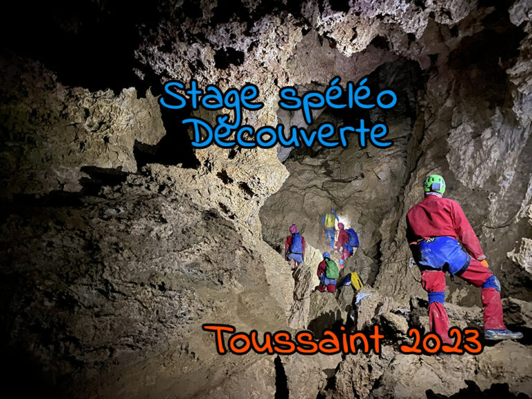 stage spéléo toussaint 2023 spéléo dent de crolles